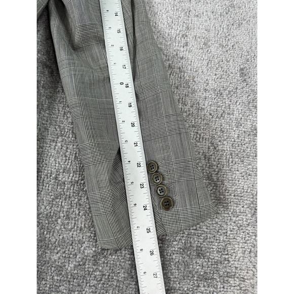 Hugo Boss Suit Jacket 42 R Navy Wool Prince of Whales Galilei Sigma Luxury Coat - Picture 11 of 16